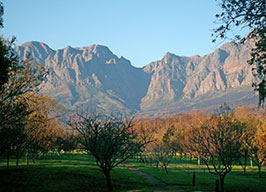 Die Hottentots Holland Mountains in Somerset West